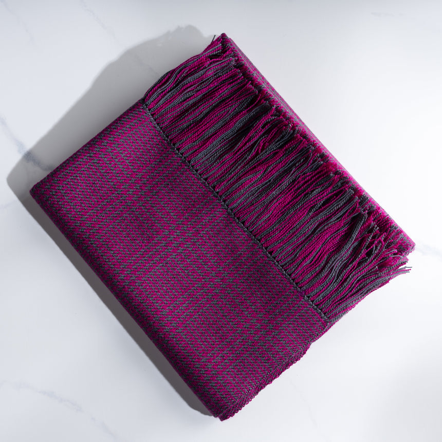 Barb Lynn - "Rhodolite" Cashmere/Silk Wrap Wrap Day in the Life Gallery