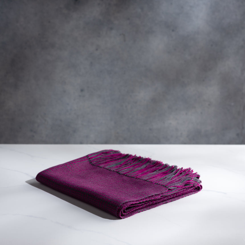 Barb Lynn - "Rhodolite" Cashmere/Silk Wrap Wrap Day in the Life Gallery