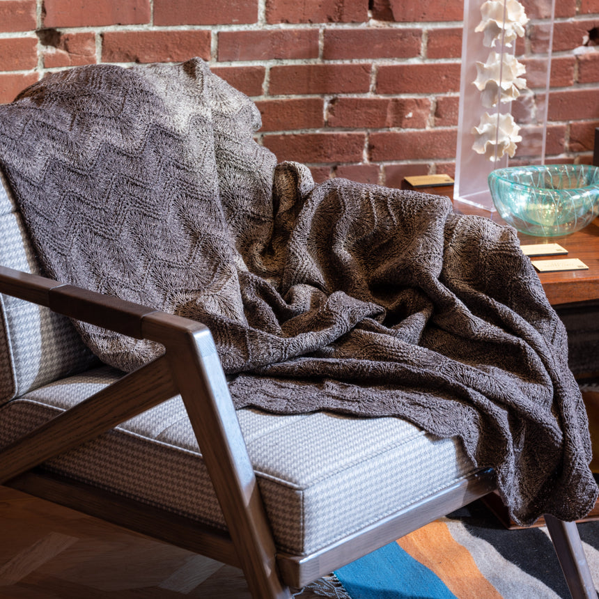Boann Petersen - Feather and Fan Blanket Blankets Day in the Life Gallery