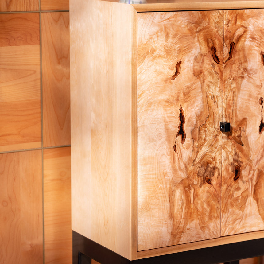 Brian Kawal - Bar Cabinet Armoire Day in the Life Gallery and Design Studio