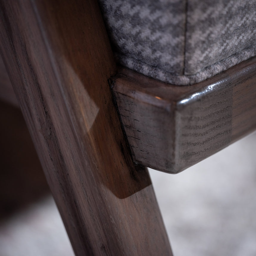 Brian Kawal - "Le Mans" Occasional Chair (Grayed Oak) Occasional Chair Day in the Life Gallery and Design Studio