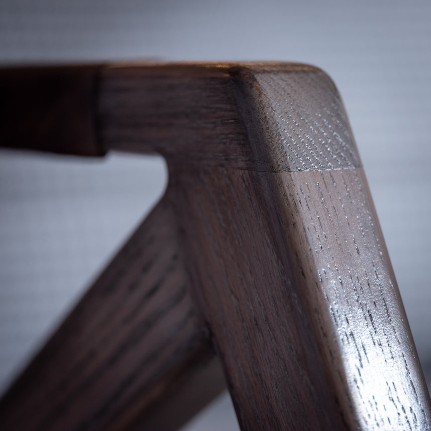 Brian Kawal - "Le Mans" Occasional Chair (Grayed Oak) Occasional Chair Day in the Life Gallery and Design Studio