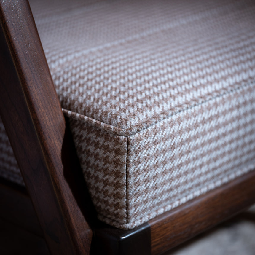 Brian Kawal - "Le Mans" Occasional Chair (Walnut) Occasional Chair Day in the Life Gallery and Design Studio