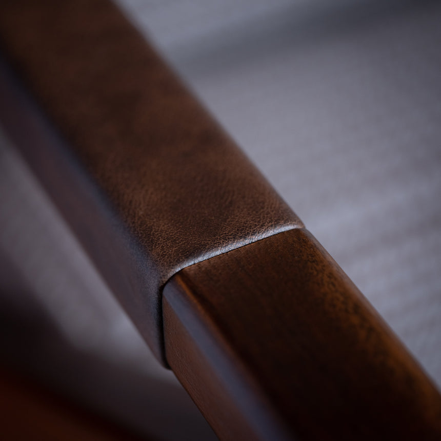 Brian Kawal - "Le Mans" Occasional Chair (Walnut) Occasional Chair Day in the Life Gallery and Design Studio