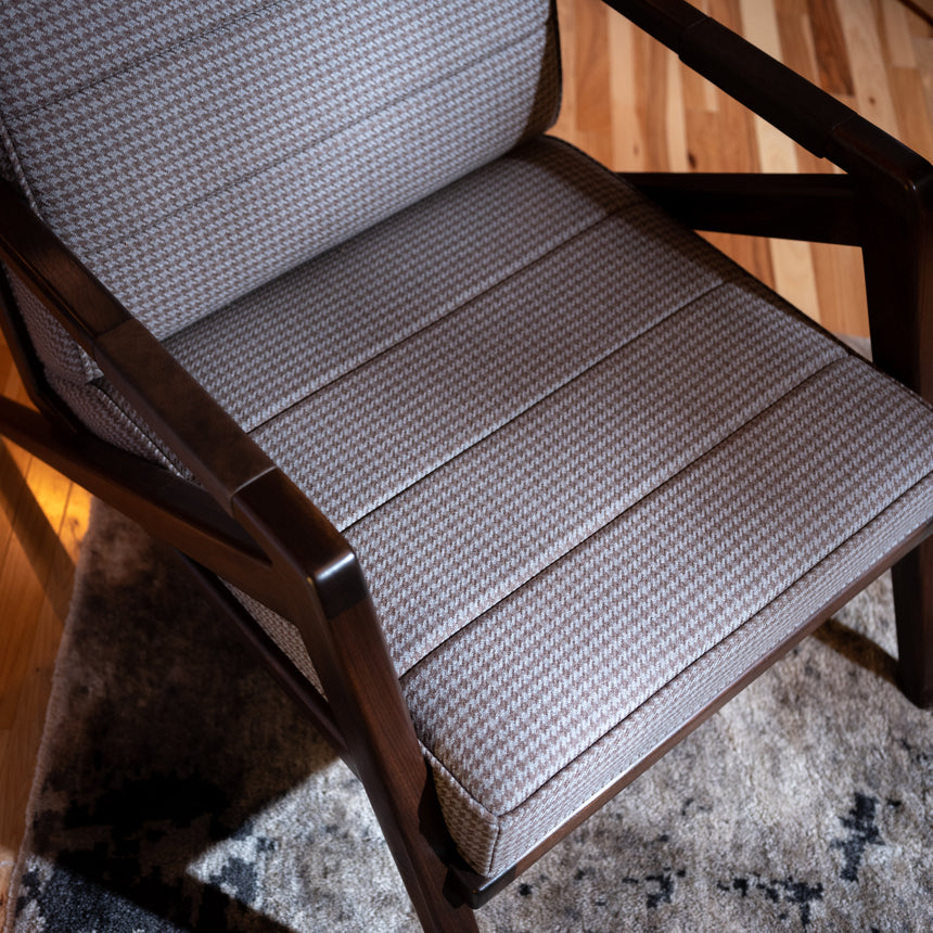 Brian Kawal - "Le Mans" Occasional Chair (Walnut) Occasional Chair Day in the Life Gallery and Design Studio