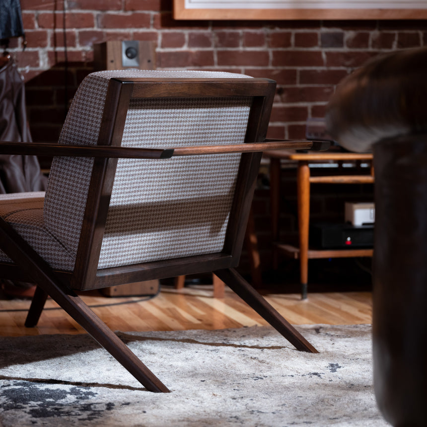 Brian Kawal - "Le Mans" Occasional Chair (Walnut) Occasional Chair Day in the Life Gallery and Design Studio