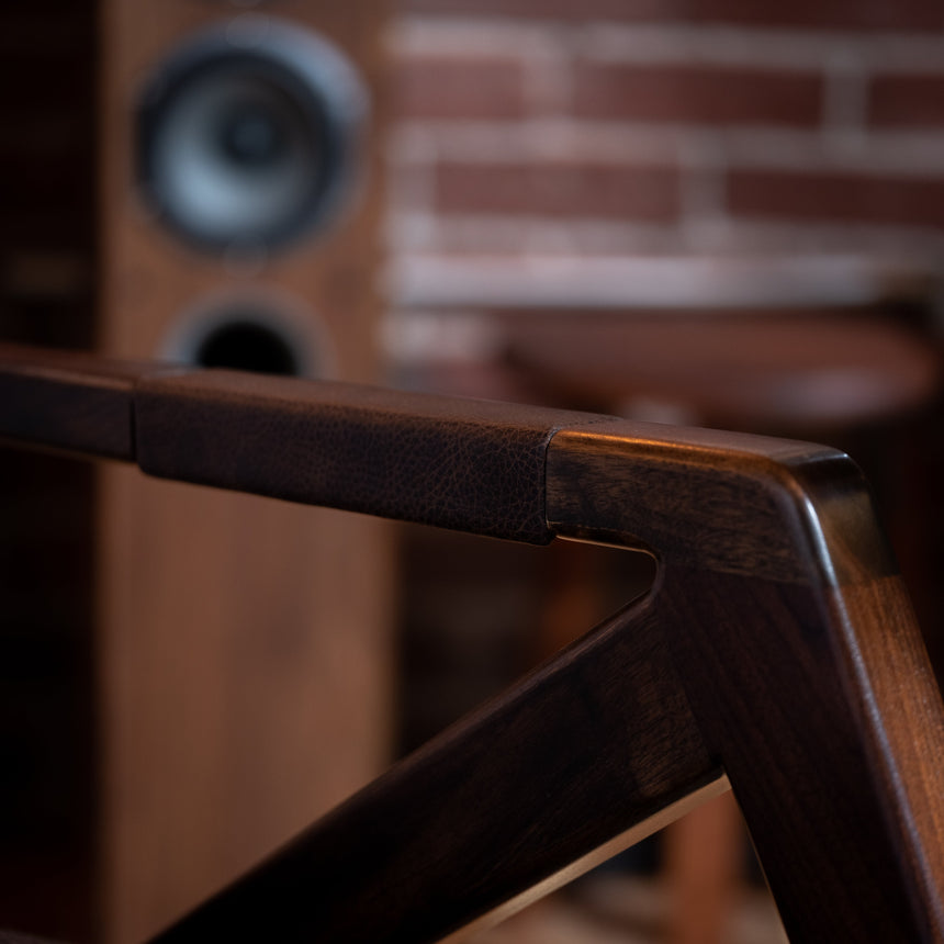Brian Kawal - "Le Mans" Occasional Chair (Walnut) Occasional Chair Day in the Life Gallery and Design Studio