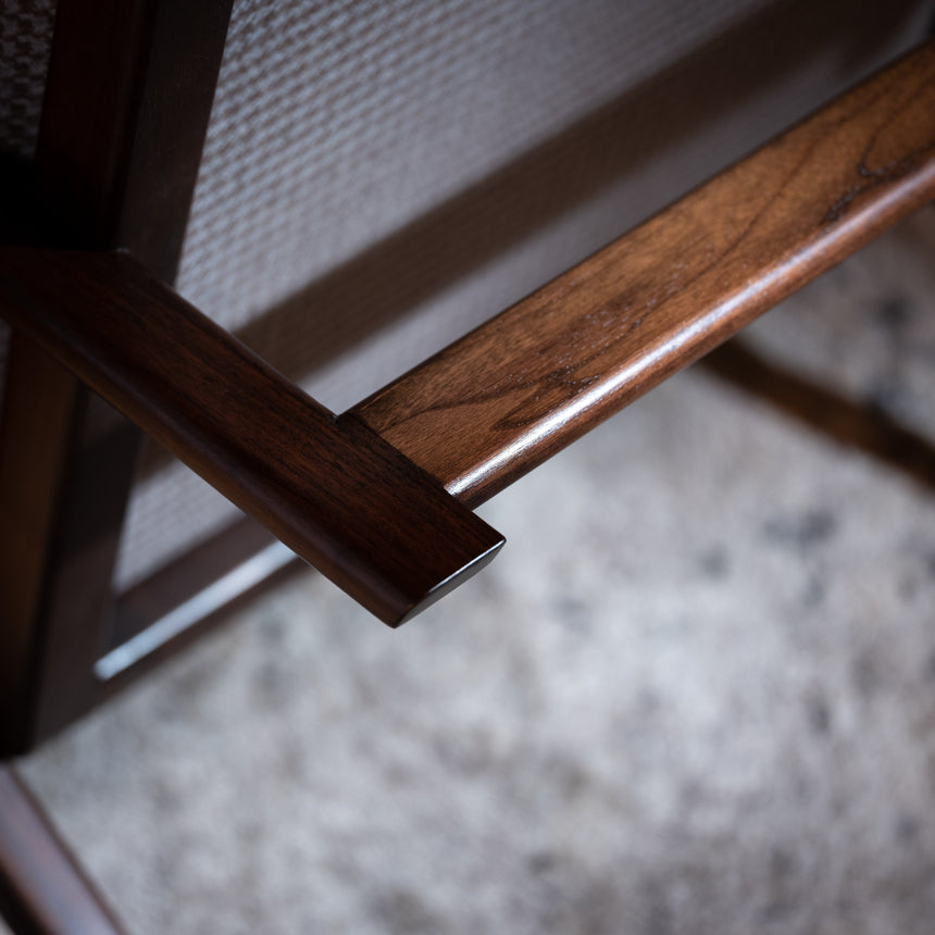 Brian Kawal - "Le Mans" Occasional Chair (Walnut) Occasional Chair Day in the Life Gallery and Design Studio