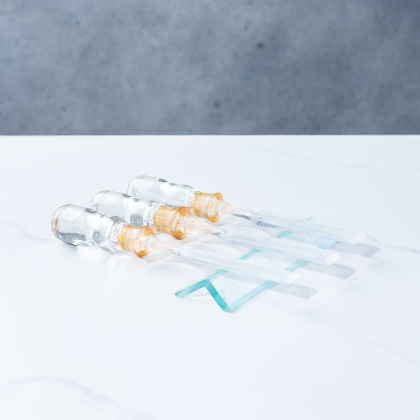 Christopher Kerr-Ayer - 3 Glass Chisels w/ Stand Sculpture Day in the Life Gallery