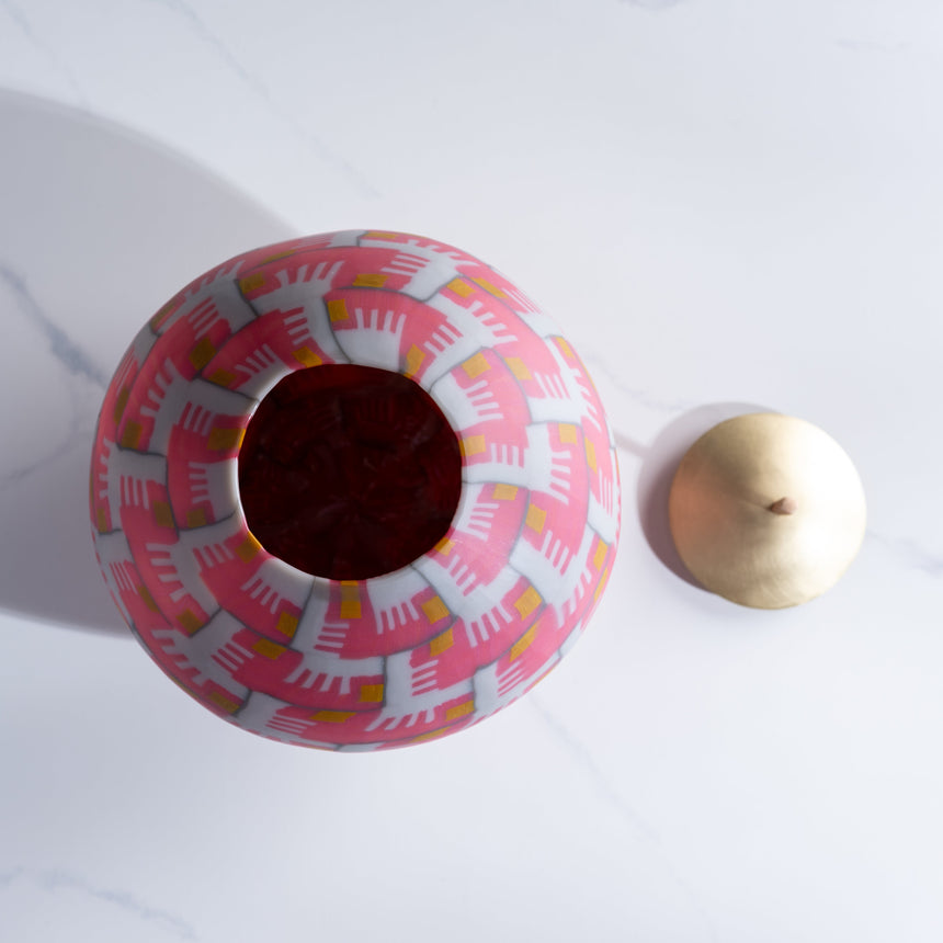 Corey Pemberton - Lidded Vessel no. 5 Glass Vessel Day in the Life Gallery
