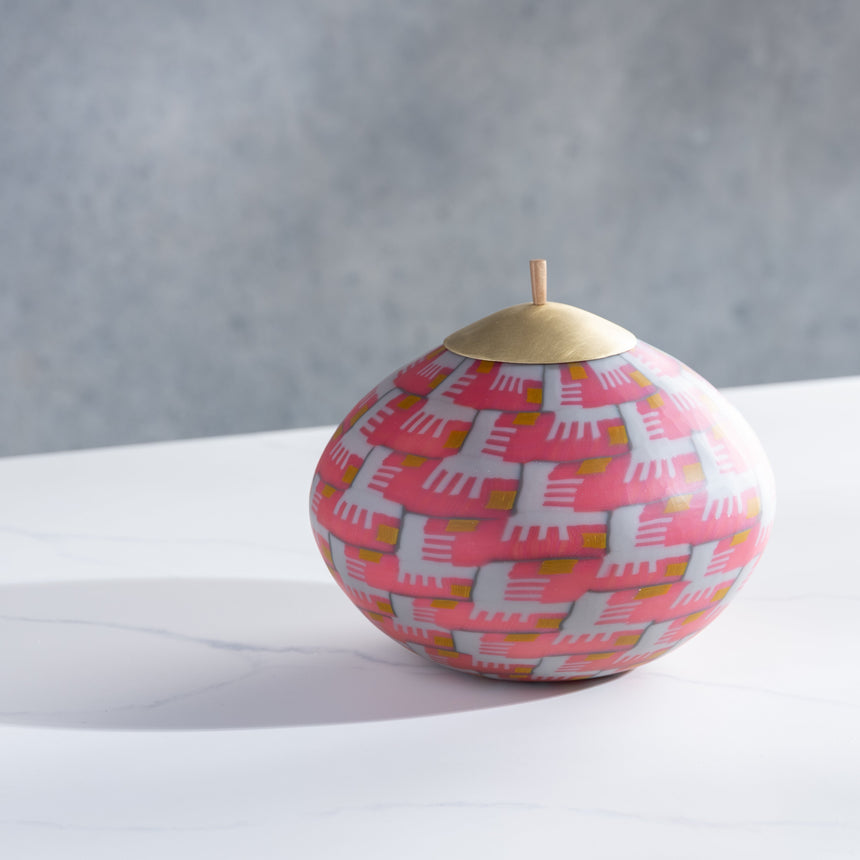 Corey Pemberton - Lidded Vessel no. 5 Glass Vessel Day in the Life Gallery