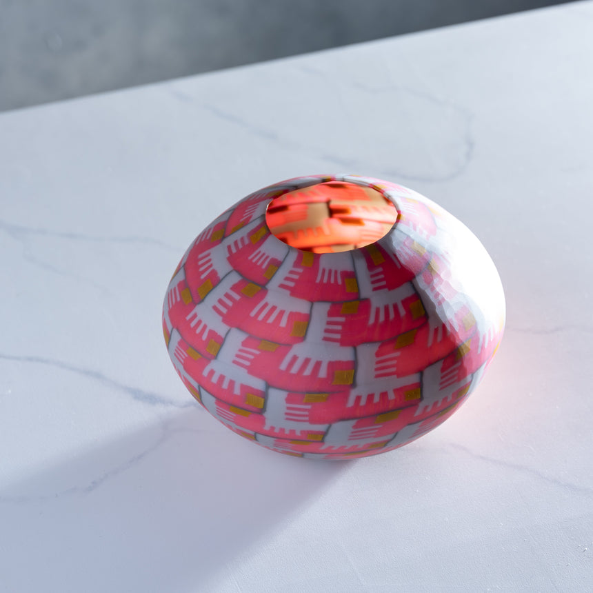 Corey Pemberton - Lidded Vessel no. 5 Glass Vessel Day in the Life Gallery