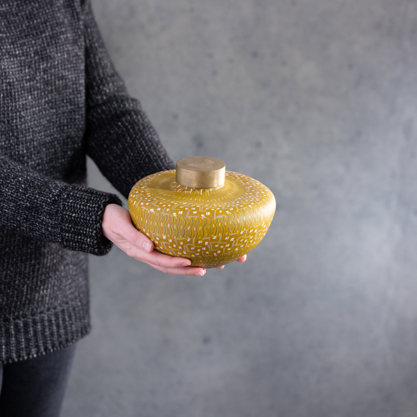 Corey Pemberton - Lidded Vessel no. 6 Glass Vessel Day in the Life Gallery