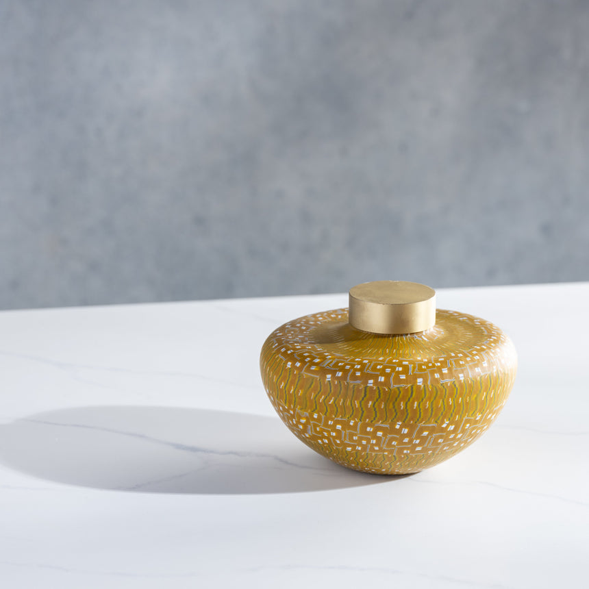 Corey Pemberton - Lidded Vessel no. 6 Glass Vessel Day in the Life Gallery