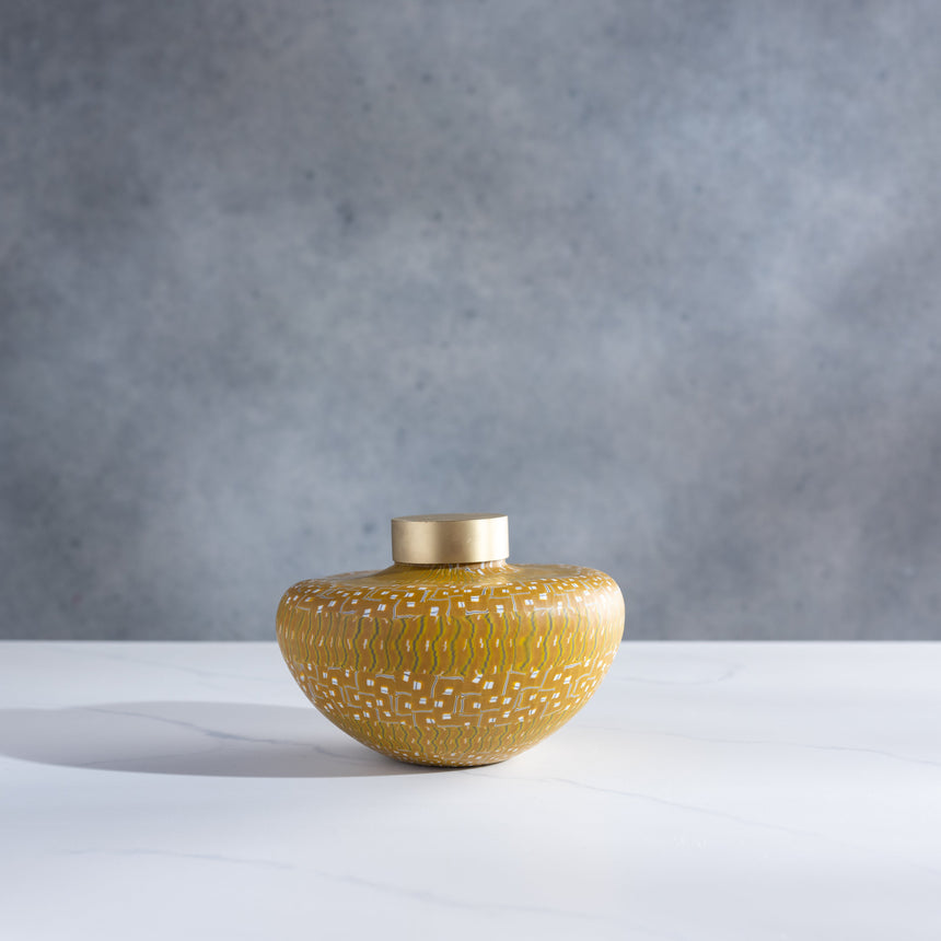 Corey Pemberton - Lidded Vessel no. 6 Glass Vessel Day in the Life Gallery