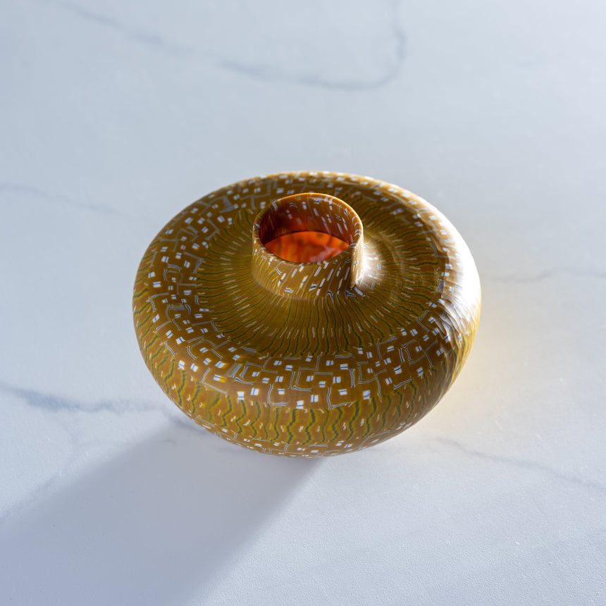 Corey Pemberton - Lidded Vessel no. 6 Glass Vessel Day in the Life Gallery