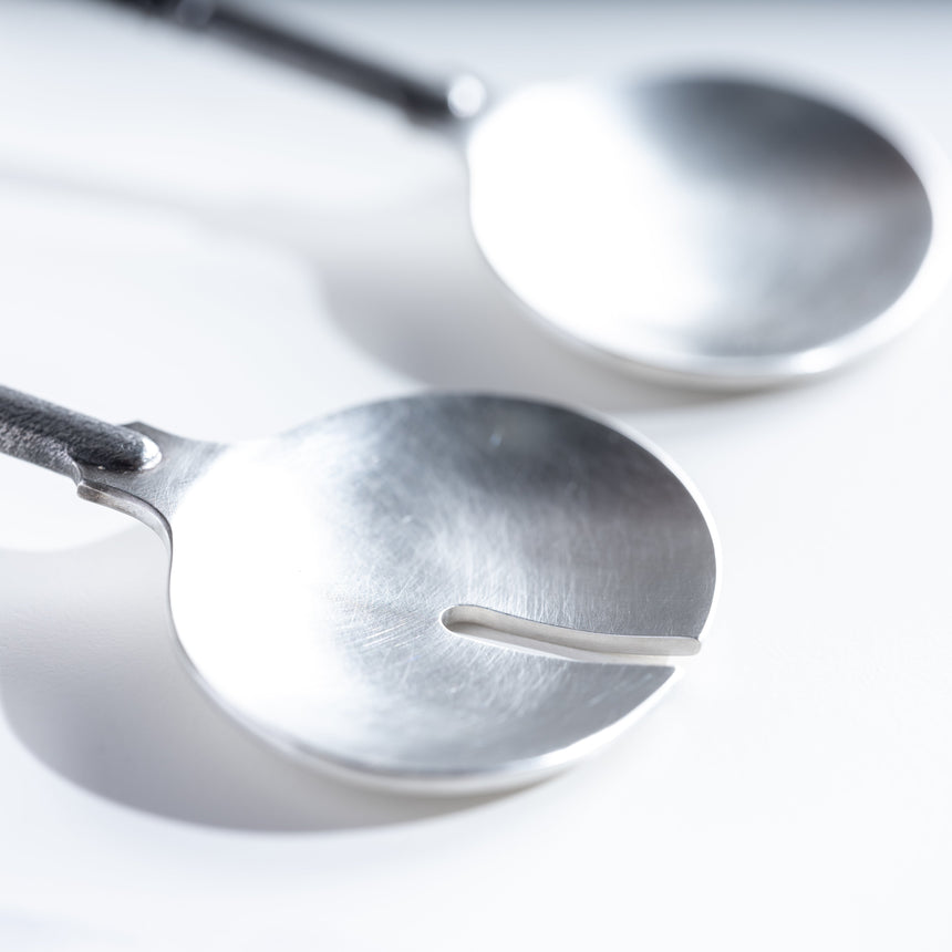 David Clemons - Pewter Salad Servers (Set) Salad Servers Day in the Life Gallery