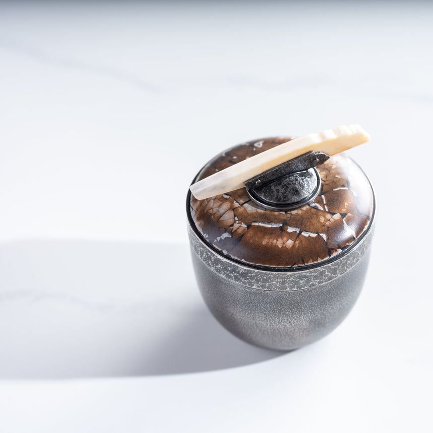 David Clemons - Pewter Spice Jar w/ Bone Handle Spice Jar Day in the Life Gallery