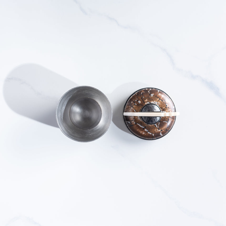 David Clemons - Pewter Spice Jar w/ Bone Handle Spice Jar Day in the Life Gallery