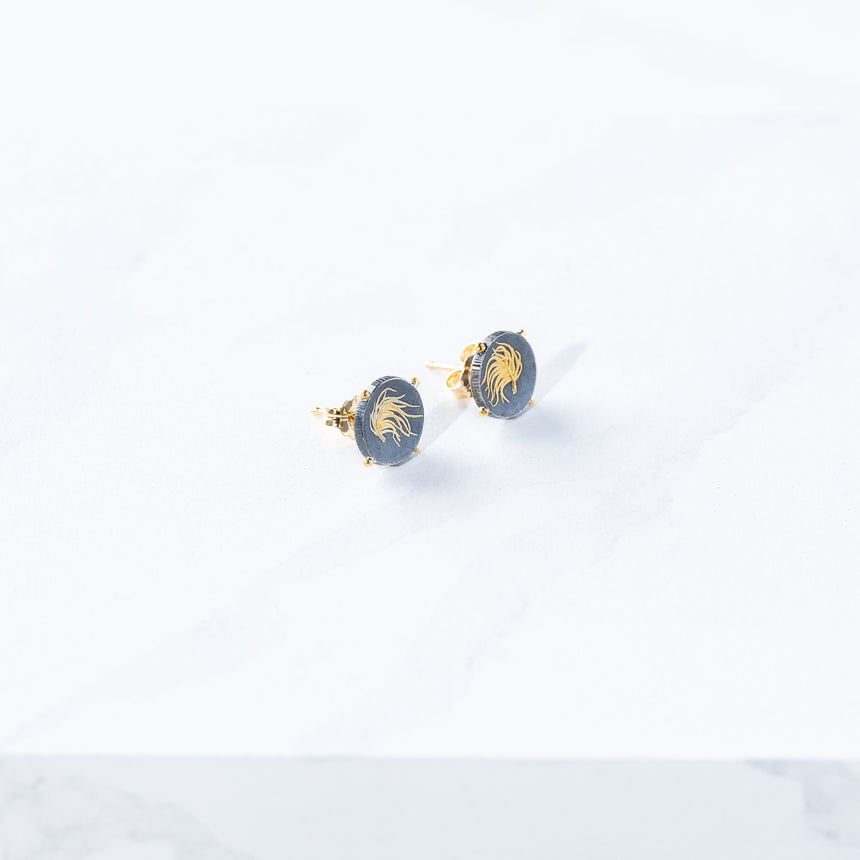 Edna Madera - Breezy Dewy Feather Studs Earrings Day in the Life Gallery