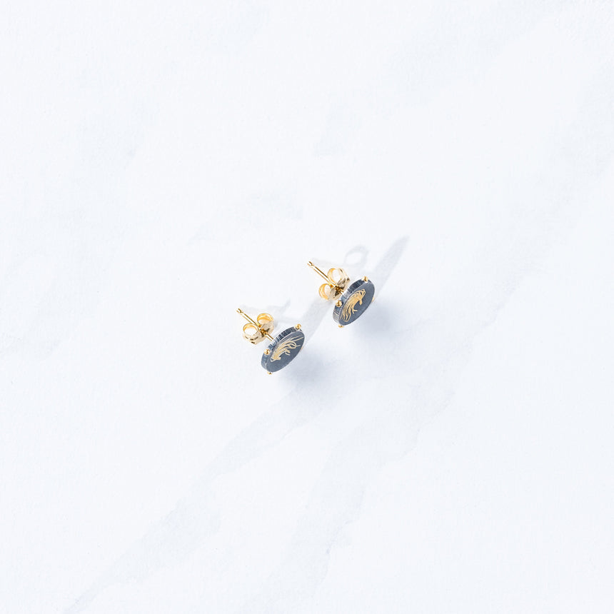 Edna Madera - Breezy Dewy Feather Studs Earrings Day in the Life Gallery