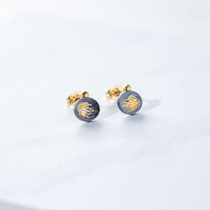 Edna Madera - Breezy Feather & Dew Studs Earrings Day in the Life Gallery
