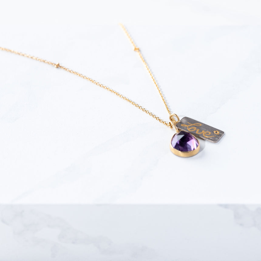 Edna Madera - Ø44 Gem Necklace ♡ (Amethyst) Necklace Day in the Life Gallery