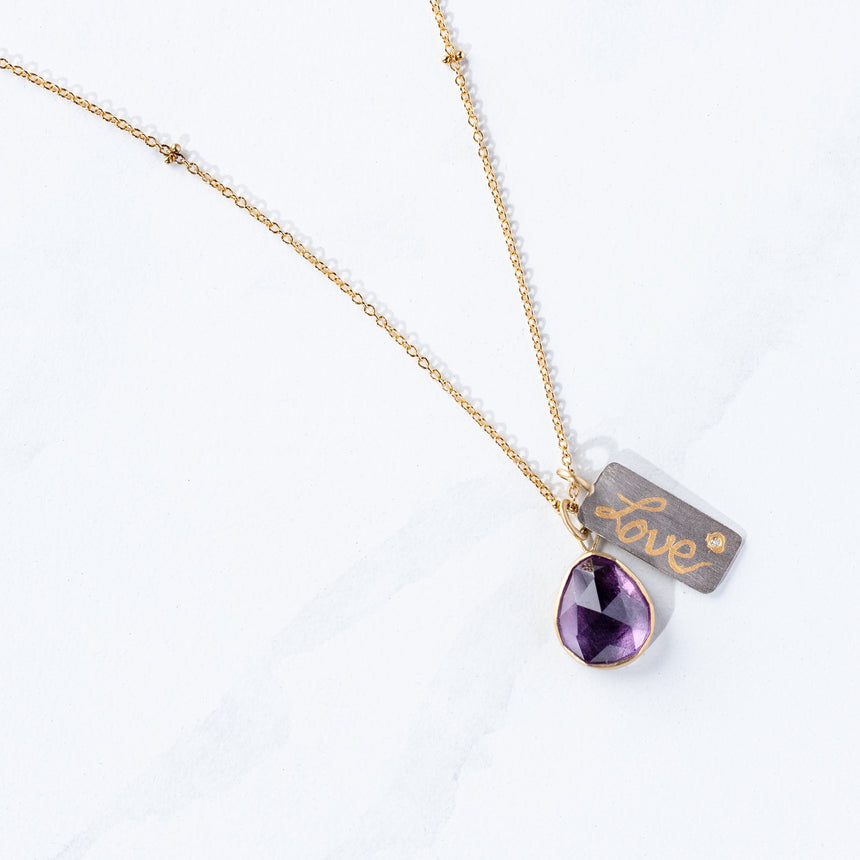 Edna Madera - Ø44 Gem Necklace ♡ (Amethyst) Necklace Day in the Life Gallery