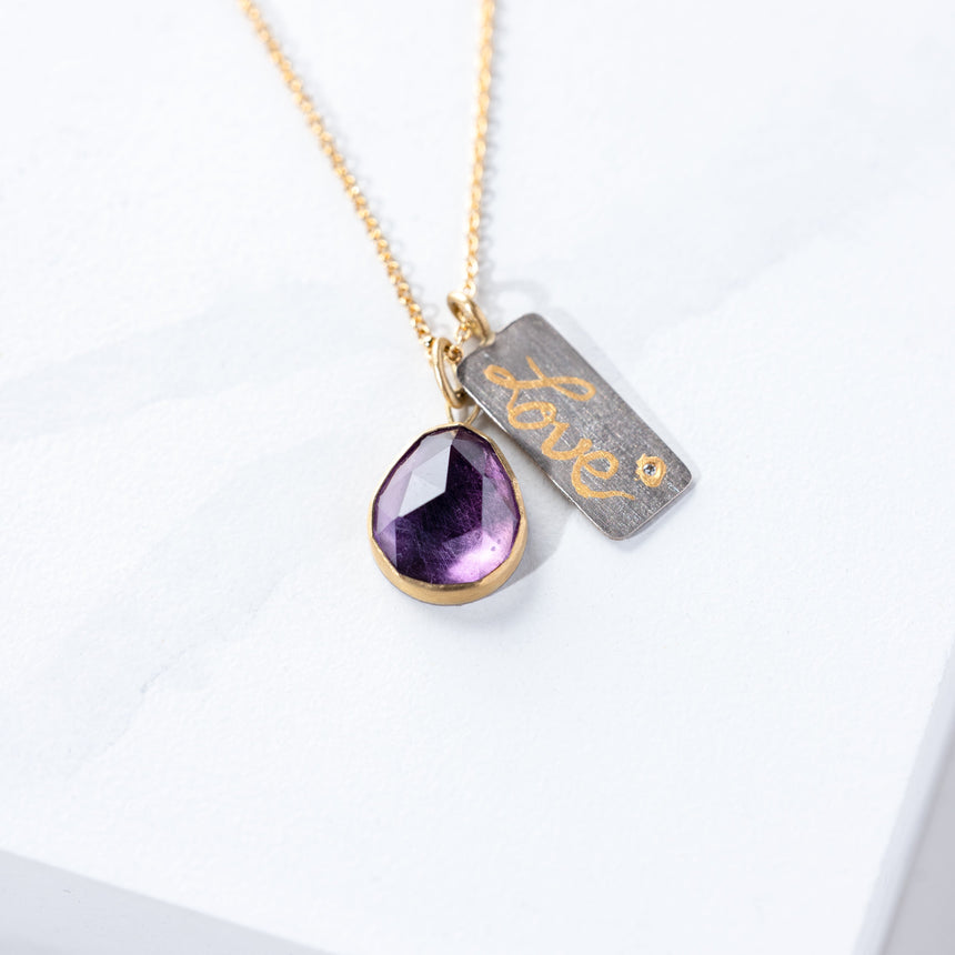 Edna Madera - Ø44 Gem Necklace ♡ (Amethyst) Necklace Day in the Life Gallery