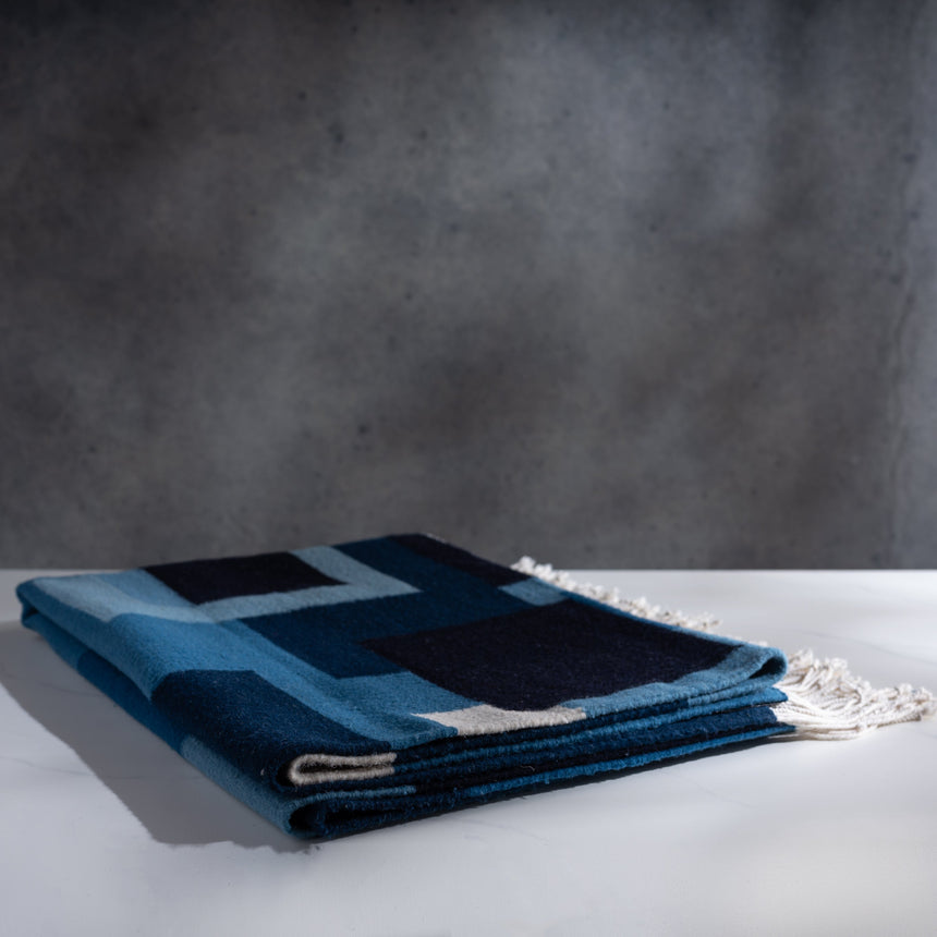 Francisco Bautista - Bauhaus Rug (Blue) Rug Day in the Life Gallery