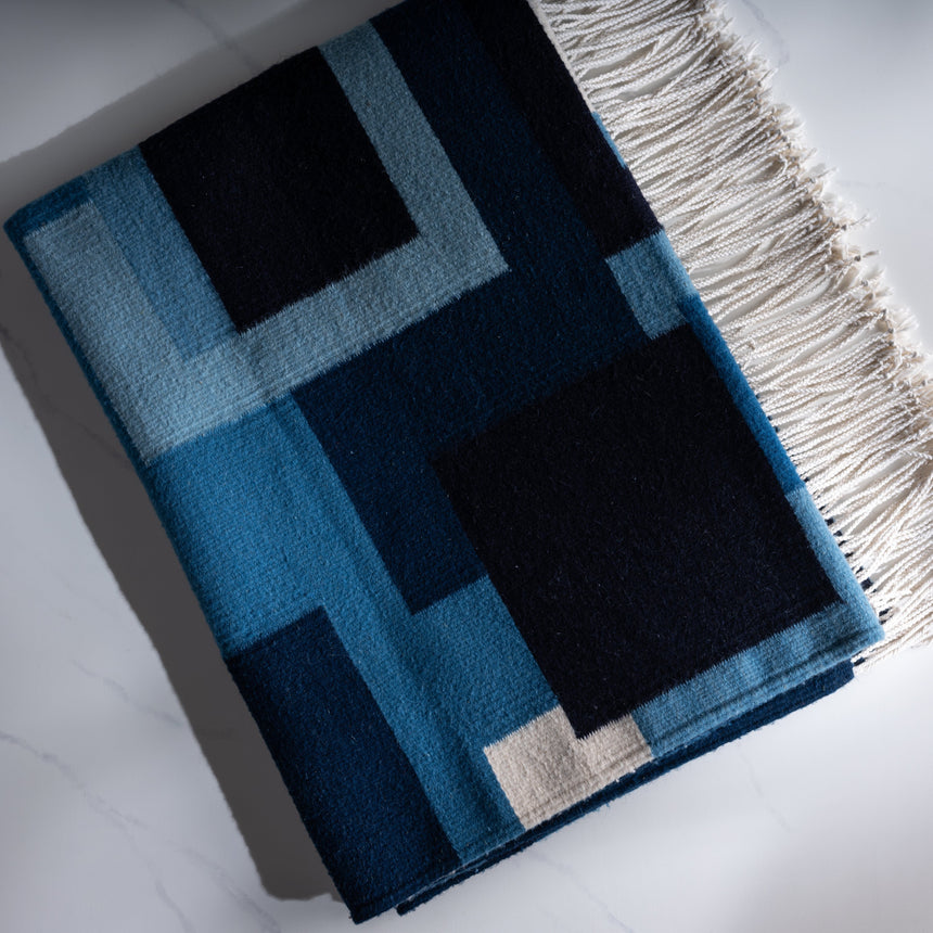 Francisco Bautista - Bauhaus Rug (Blue) Rug Day in the Life Gallery