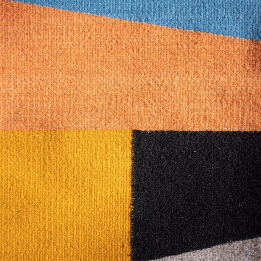 Francisco Bautista - Handwoven Geometric Rug Rug Day in the Life Gallery