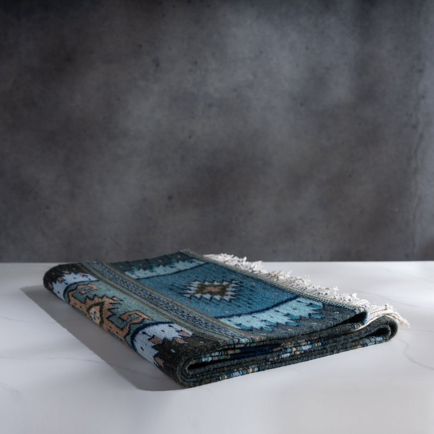 Francisco Bautista - Handwoven Zapotec Rug (Runner) Rug Day in the Life Gallery