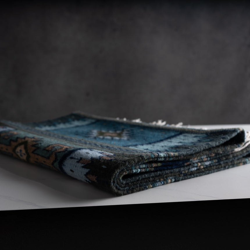 Francisco Bautista - Handwoven Zapotec Rug (Runner) Rug Day in the Life Gallery