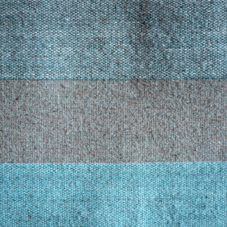 Francisco Bautista - Handwoven Zapotec Stripe Rug Rug Day in the Life Gallery