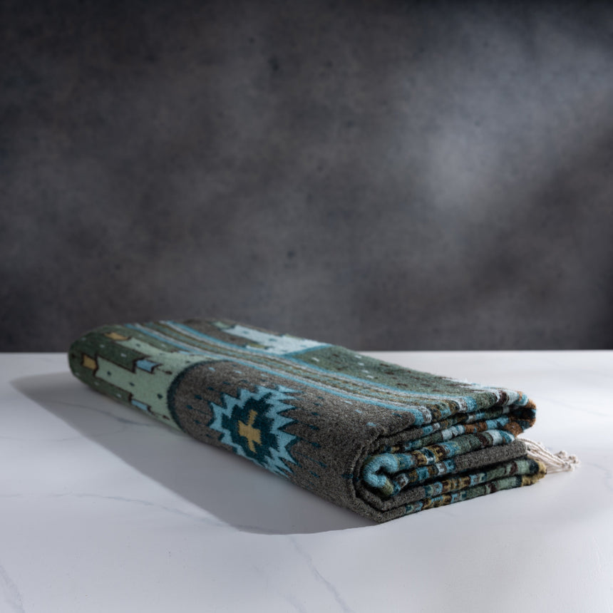 Francisco Bautista - Large Handwoven Zapotec Rug Rug Day in the Life Gallery