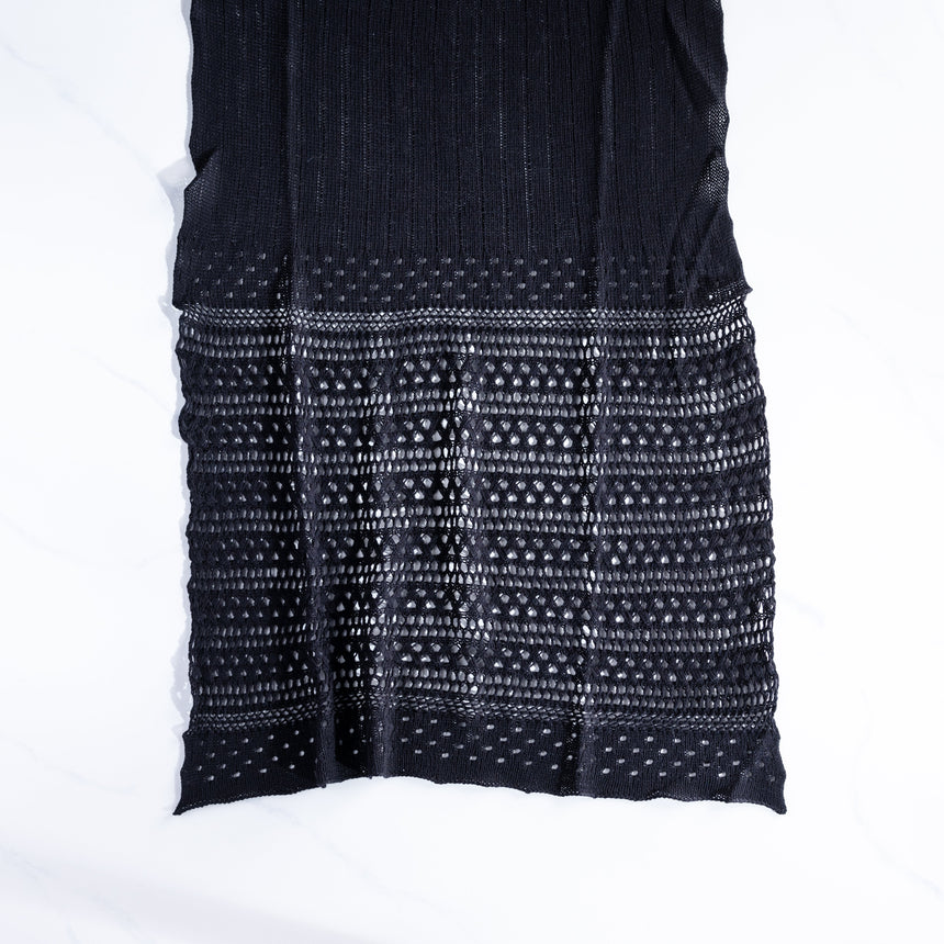 Helen Howe - Black Lace Shawl Scarf Day in the Life Gallery