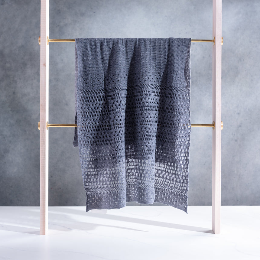Helen Howe - Grey Lace Shawl Scarf Day in the Life Gallery