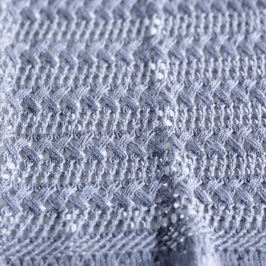 Helen Howe - Grey Lace Shawl Scarf Day in the Life Gallery