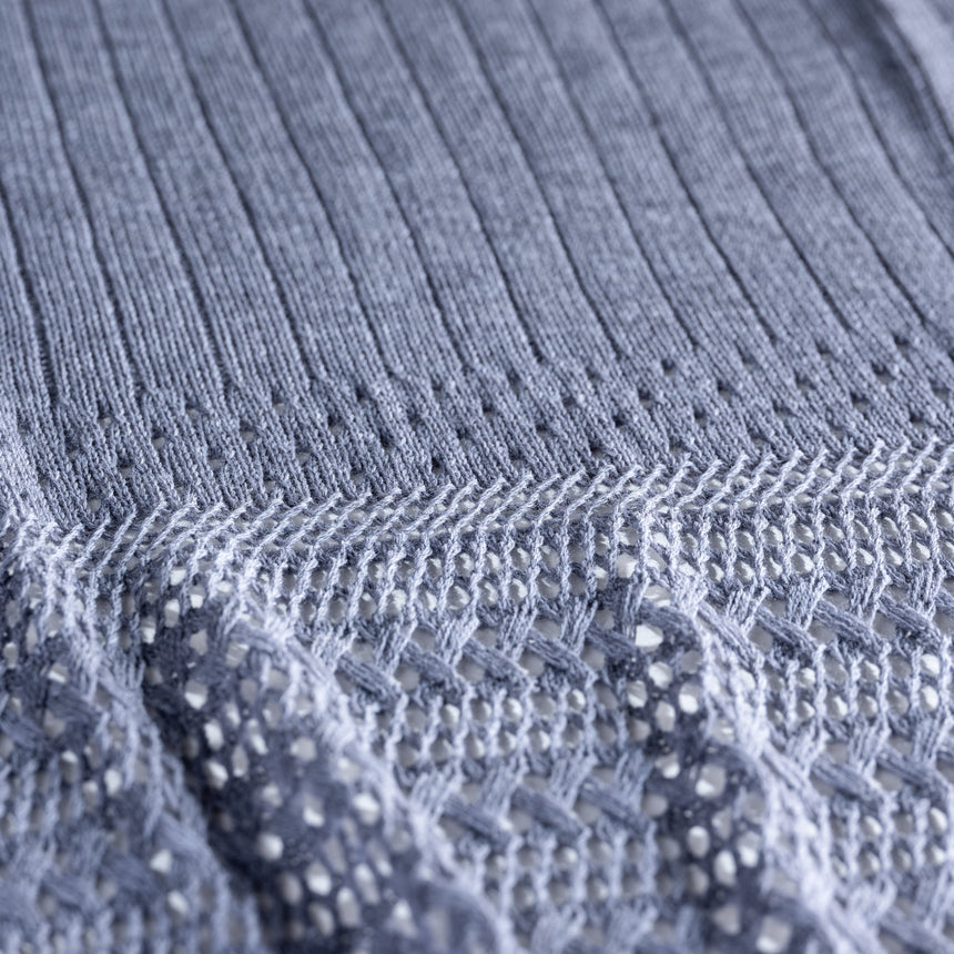 Helen Howe - Grey Lace Shawl Scarf Day in the Life Gallery