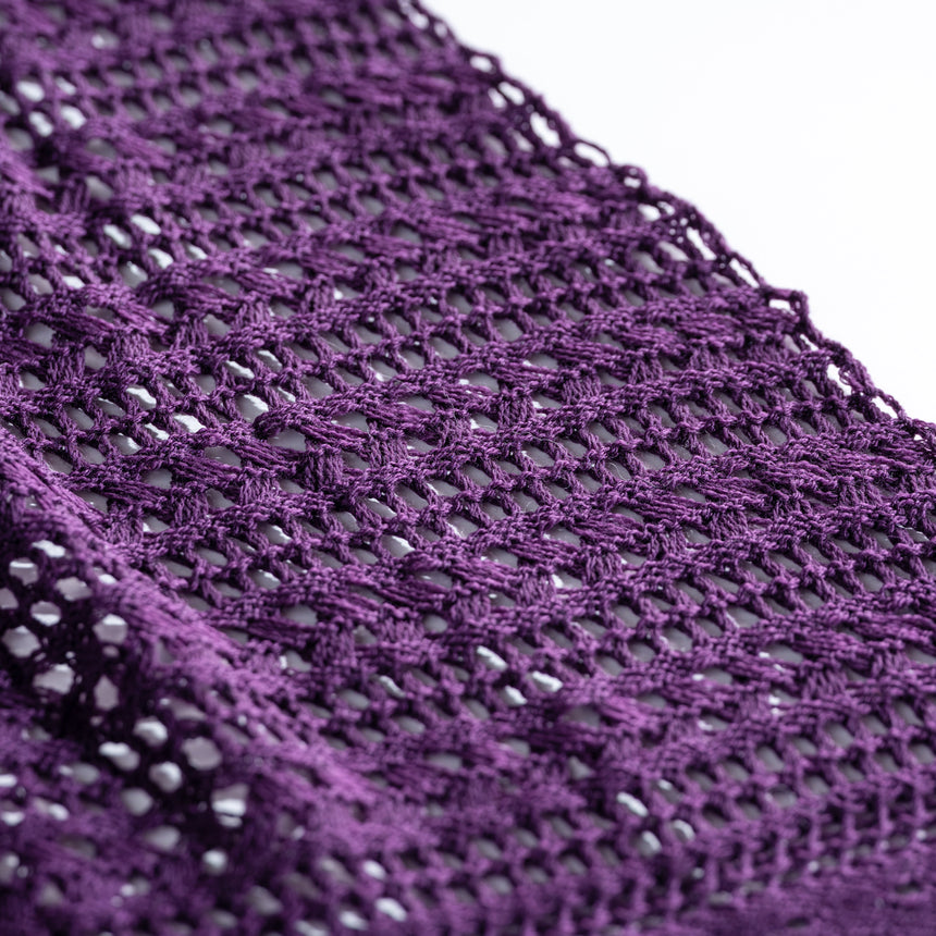 Helen Howe - Purple Lace Shawl Scarf Day in the Life Gallery