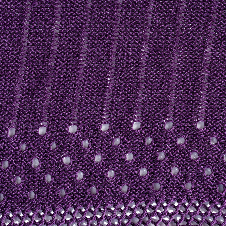 Helen Howe - Purple Lace Shawl Scarf Day in the Life Gallery