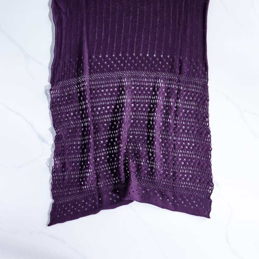 Helen Howe - Purple Lace Shawl Scarf Day in the Life Gallery