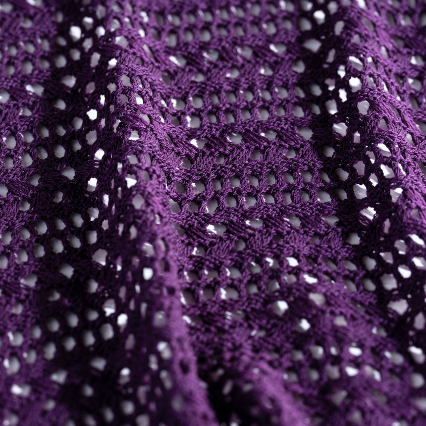 Helen Howe - Purple Lace Shawl Scarf Day in the Life Gallery