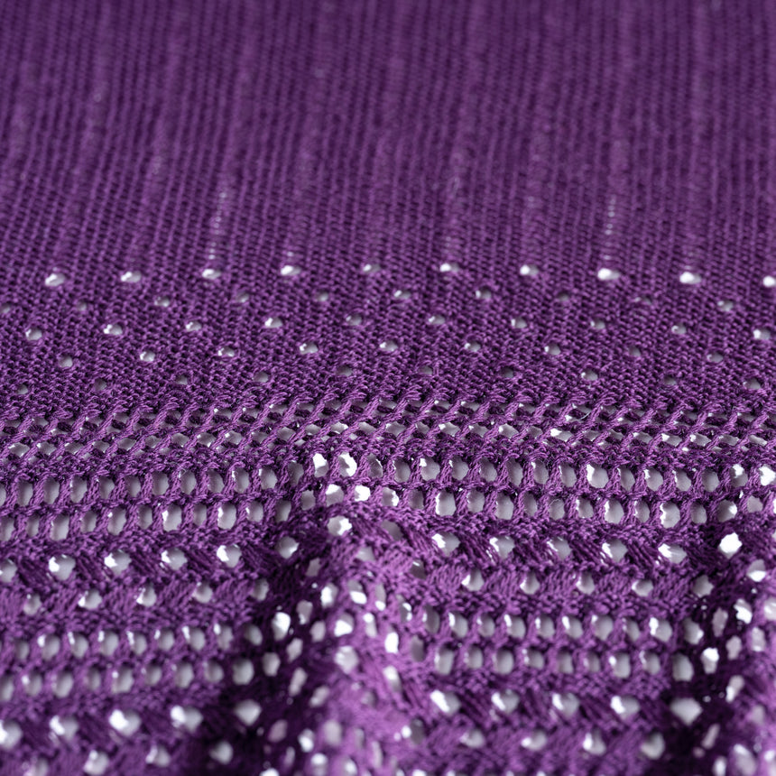 Helen Howe - Purple Lace Shawl Scarf Day in the Life Gallery