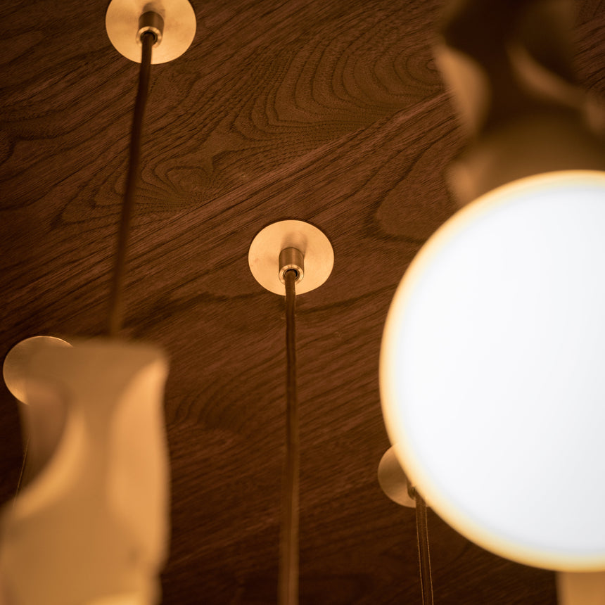 Jenny Poston - Sinuous Chandelier Chandelier Day in the Life Gallery and Design Studio