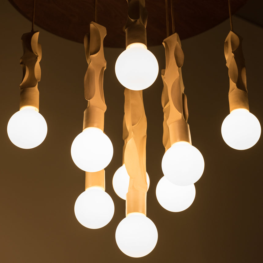 Jenny Poston - Sinuous Chandelier Chandelier Day in the Life Gallery and Design Studio