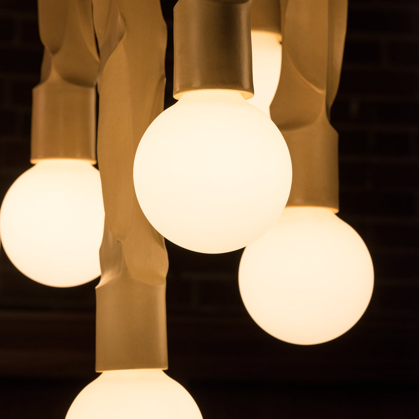 Jenny Poston - Sinuous Chandelier Chandelier Day in the Life Gallery and Design Studio