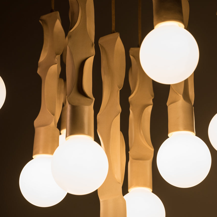 Jenny Poston - Sinuous Chandelier Chandelier Day in the Life Gallery and Design Studio
