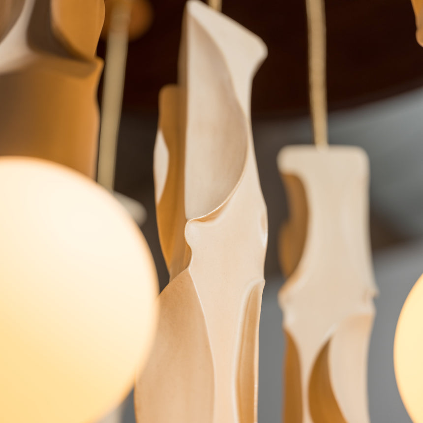 Jenny Poston - Sinuous Chandelier Chandelier Day in the Life Gallery and Design Studio